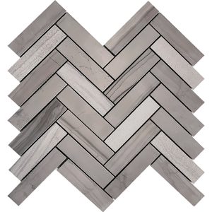 Athens Grey Long Herringbone