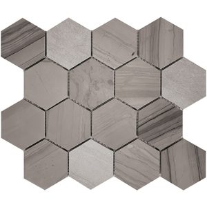 Athens Grey Large Hexagon