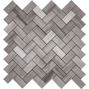 Athens Grey Short Herringbone