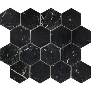 Nero Marquina Large Hexagon