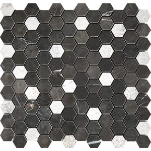 Petra Dark Small Hexagon