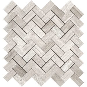 Wood Grey Light Short Herringbone